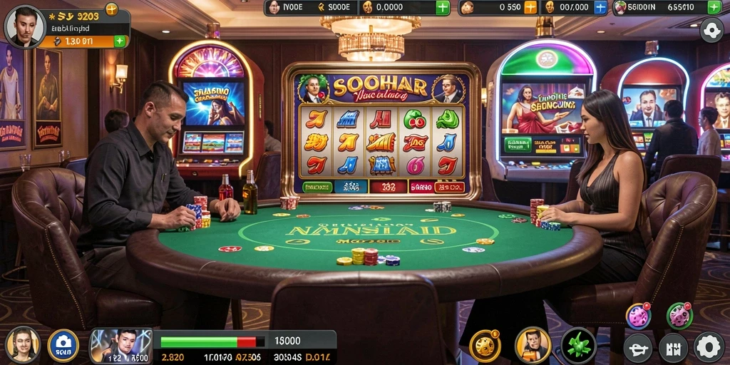 Level yang menarik dengan pemandangan yang mengesankan.