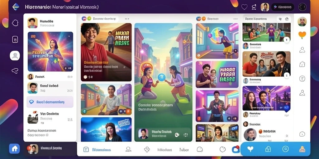 Fitur interaksi sosial yang menyenangkan.