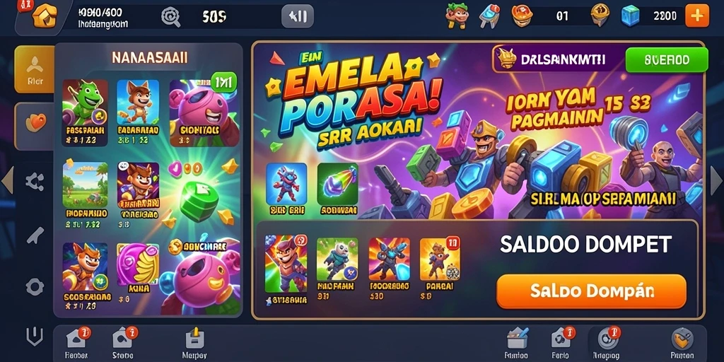 Level penuh tantangan yang menguji keterampilan pemain.