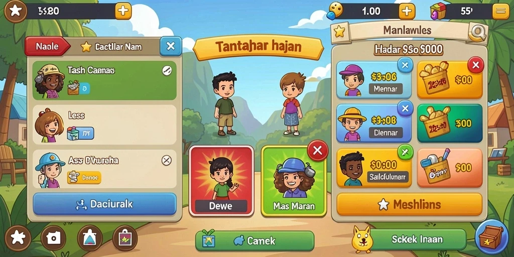 Level tantangan yang beragam dan mendebarkan.