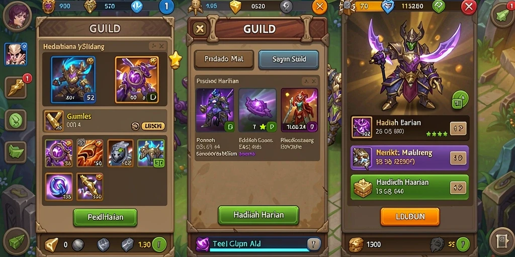 Screenshot fitur turnamen yang menegangkan.