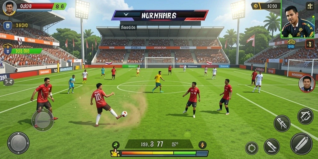 Sistem hadiah harian yang menambah motivasi bermain.