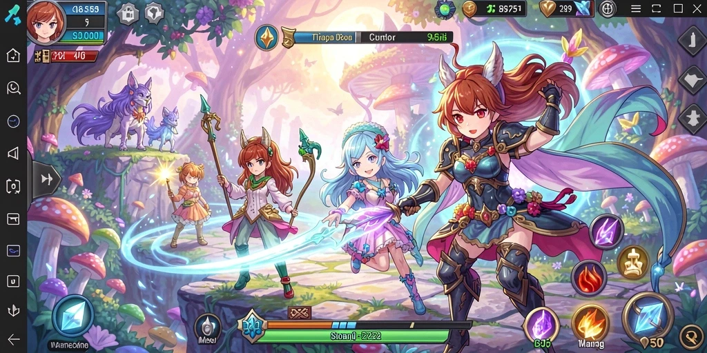 Gameplay dinamis dengan berbagai tantangan seru.