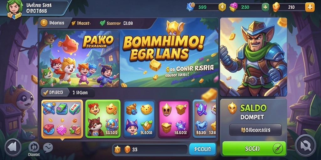 Screenshot ini menunjukkan interaksi sosial antara pemain.